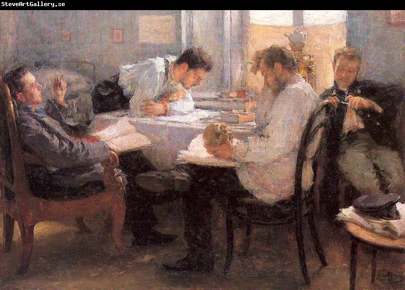 Pasternak, Leonid The Night Before the Examination